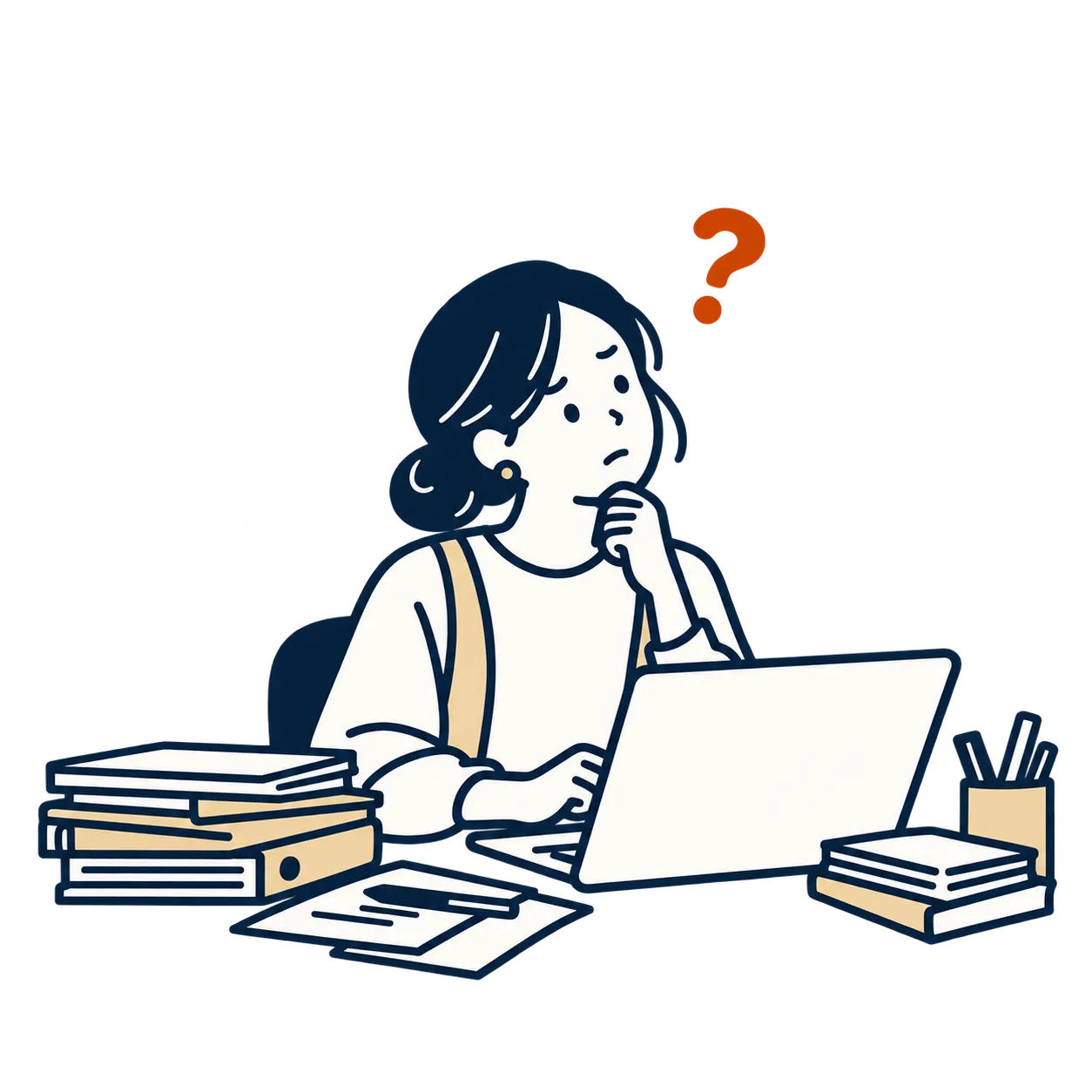 担当者はいるが、専門ではない